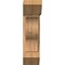 Ekena Millwork Funston Slat Smooth Bracket w/ Offset Brace, Western Red Cedar, 7 1/2"W x 20"D x 28"H BKT0806X20X28FST06SWR - alternate 2
